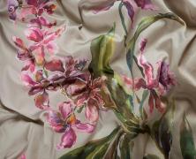 Постельное бельё DecoFlux Orchids Almond 1.5 спальное 155х200 мако-сатин - фото 3