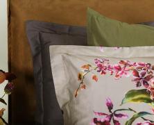 Постельное бельё DecoFlux Orchids Almond 1.5 спальное 155х200 мако-сатин - фото 6