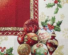 Декоративная салфетка Vingi Ricami Santa Klaus 100х100 гобелен - фото 6