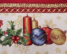 Новогодняя скатерть Vingi Ricami Santa Klaus 140х240 гобелен - фото 7