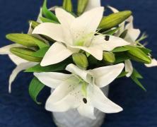 Аромабукет Cote Noire Herringbone White Lilies - фото 3