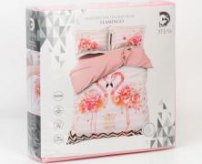 Постельное белье Этель ETP-213 Розовый Фламинго 1.5-спальное 143х215 поплин - фото 3