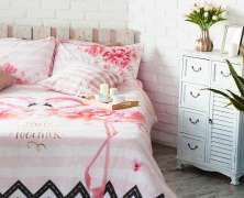 Постельное белье Этель ETP-213 Розовый Фламинго 1.5-спальное 143х215 поплин - фото 10