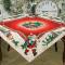 Декоративная салфетка Vingi Ricami Santa Klaus 100х100 гобелен - основновное изображение