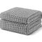 Плед шерстяной Hamam Dimension Knitted Mist 130х180 серый - фото 1