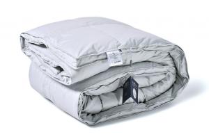 Одеяло пуховое с бортом Belpol Saturn Gray 200х200 теплое - основновное изображение