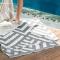 Пляжное махровое полотенце L’Appartement Geometric 100х180 хлопок - фото 3