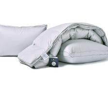 Одеяло пуховое с бортом Belpol Saturn Gray 200х200 теплое - фото 1