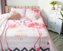 Постельное белье Этель ETP-213 Розовый Фламинго 1.5-спальное 143х215 поплин - фото 9