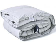 Одеяло пуховое с бортом Belpol Saturn Gray 172х205 теплое в интернет-магазине Posteleon