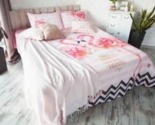 Постельное белье Этель ETP-213 Розовый Фламинго 1.5-спальное 143х215 поплин - фото 2