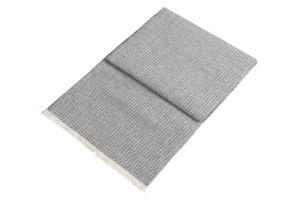 Плед альпака/овечья шерсть Elvang Bricks Light Grey 130х190 - основновное изображение