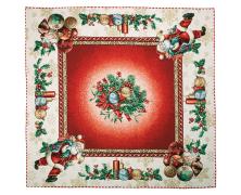 Декоративная салфетка Vingi Ricami Santa Klaus 100х100 гобелен - фото 3