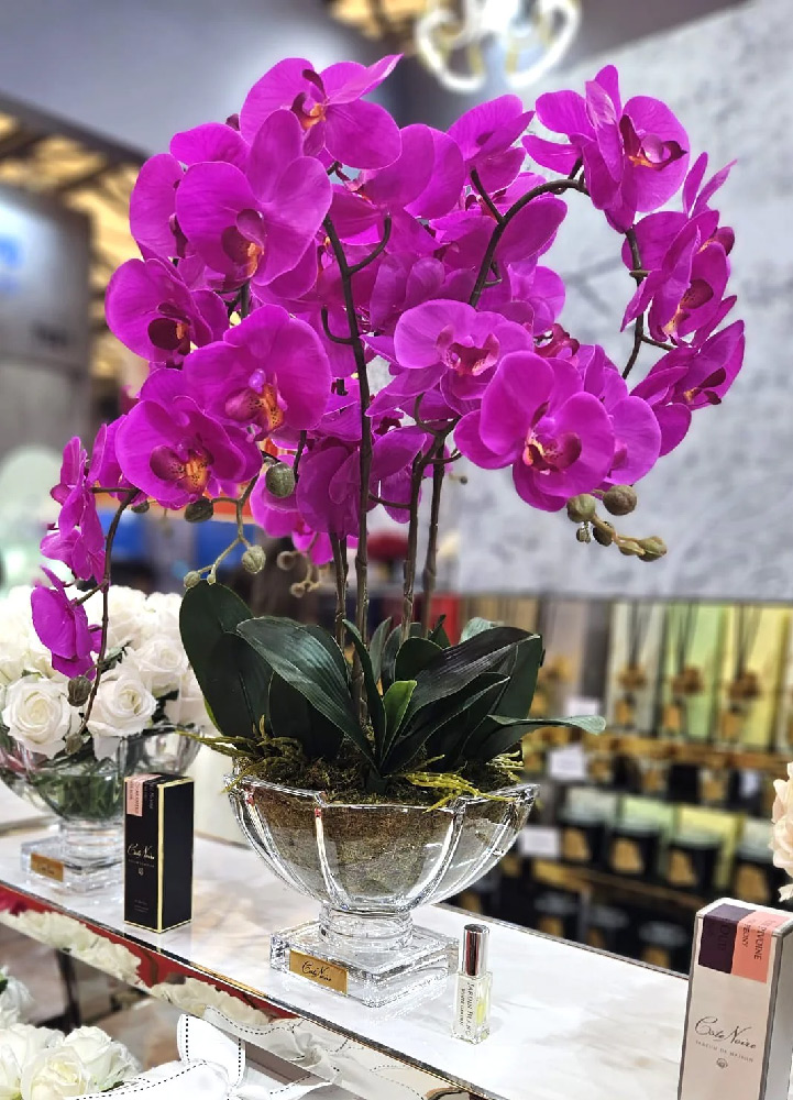 Ароматизированный букет Cote Noire Centerpiece Tall Orchids Purple