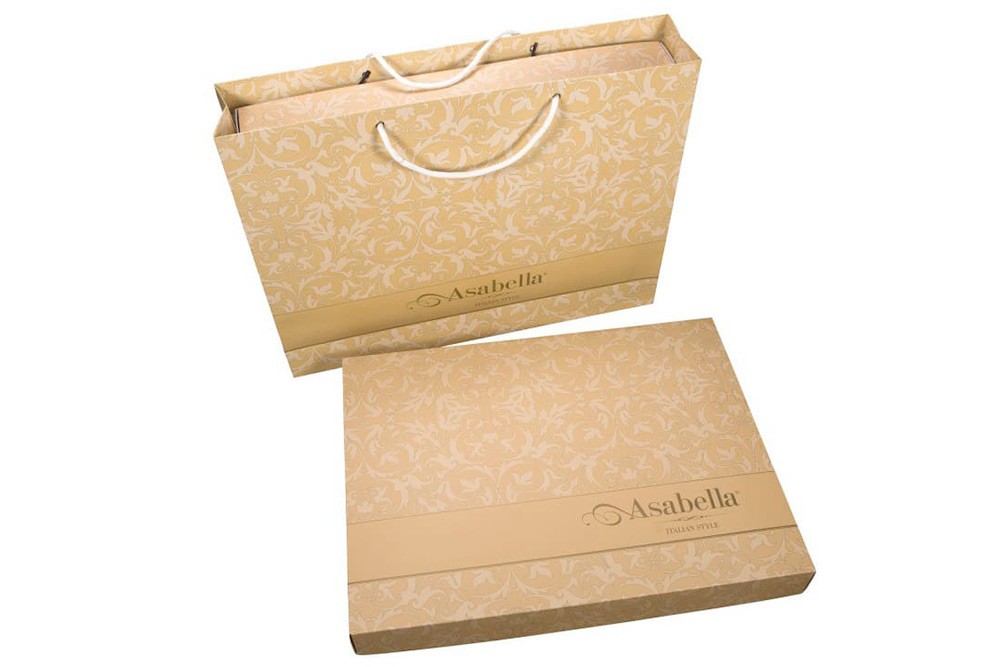Постельное бельё Asabella 1881-4S 1.5-спальное 160x220 печатный сатин