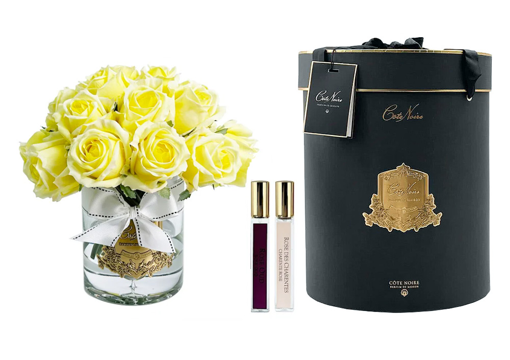 Ароматизированный букет Cote Noire Grand Rose Bud Bouquet Yellow