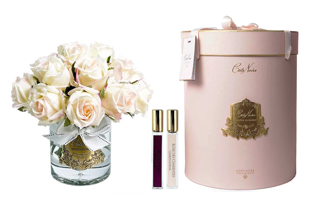 Ароматизированный букет Cote Noire Grand Rose Bud Bouquet Pink Blush