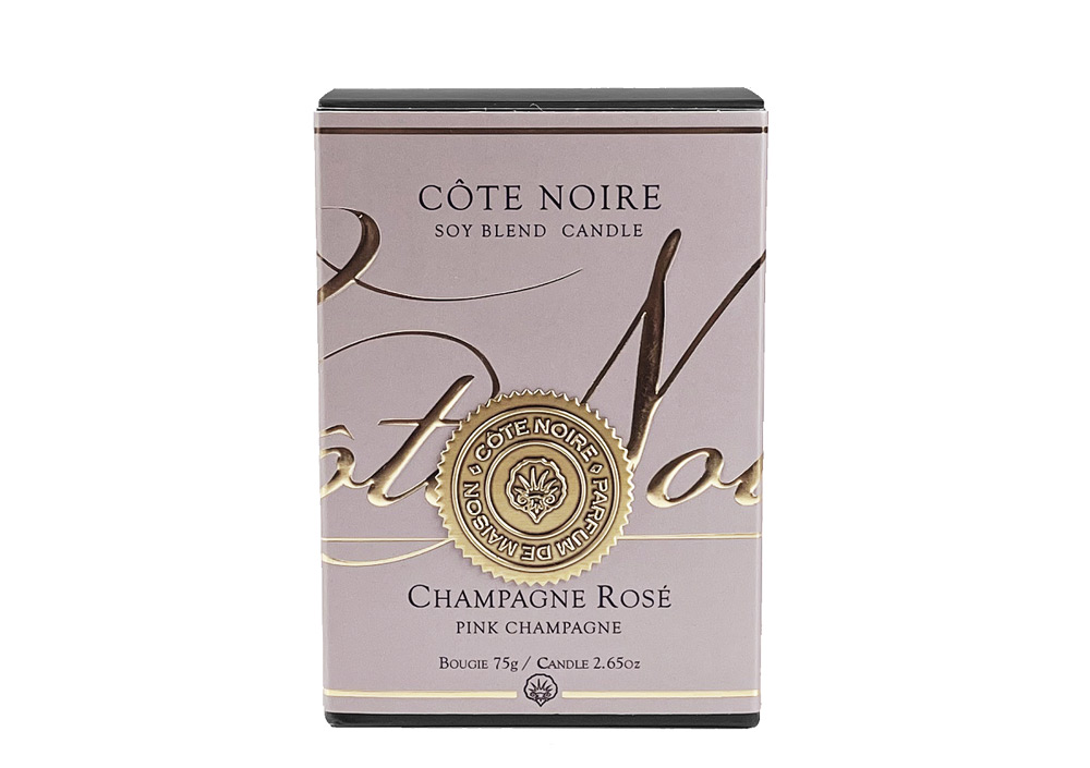 Ароматическая свеча Cote Noite Champagne Rose 75 гр.