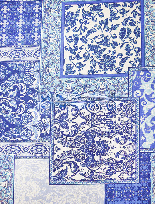Скатерть Melangio Venere Ceramica blu 140x180