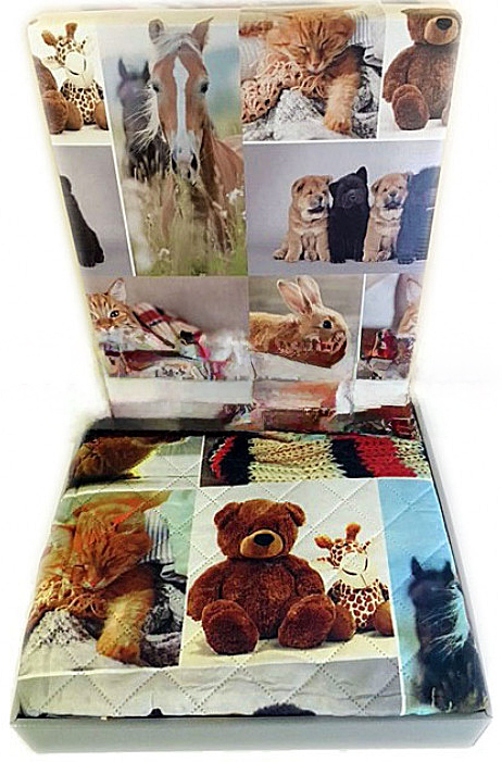 Одеяло-покрывало Servalli Digitale Animali 250х250 полиэстер