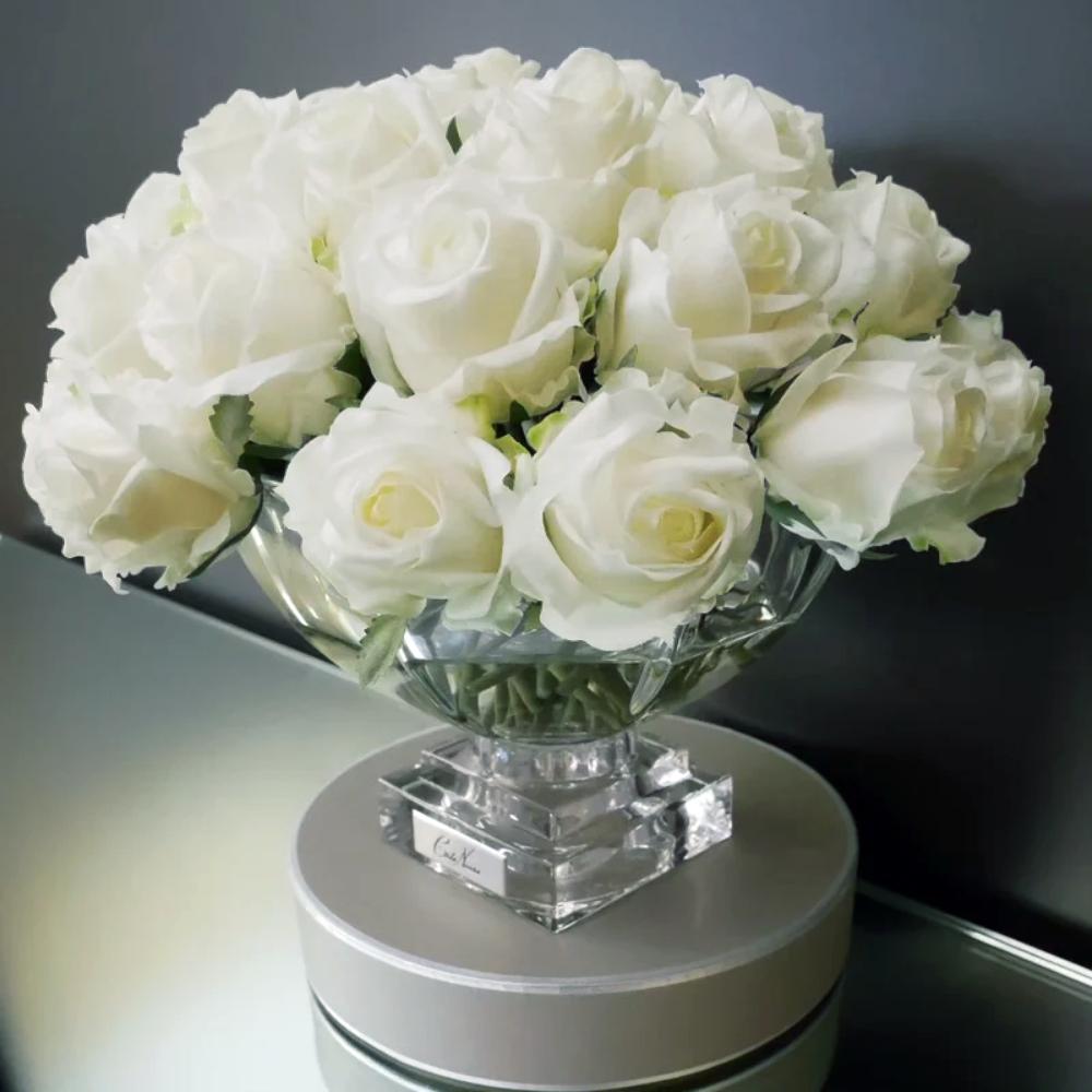 Ароматизированный букет Cote Noire Centerpiece Rose Buds Ivory