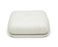 Масленка фарфоровая Feinedinge Butter Dish 165x120x65 кремовая