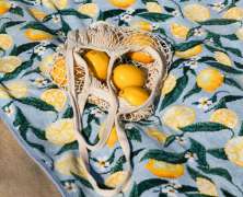 Салфетка шенилловая Feiler Lemons And Leaves 25х25 - фото 7