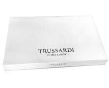 Постельное белье Trussardi Contemporary Logo Blue евро макси 220х240 сатин - фото 7