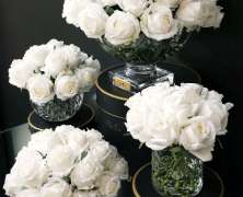 Ароматизированный букет Cote Noire Centerpiece Rose Buds White - фото 4