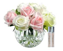 Ароматизированный букет Cote Noire Rose Bud Bouquet Green&Pink&White - основновное изображение