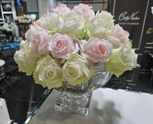 Ароматизированный букет Cote Noire Centerpiece Rose Buds Green&Pink&White - фото 3