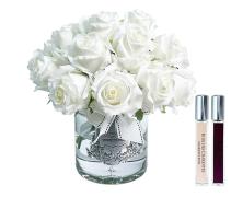 Ароматизированный букет Cote Noire Grand Rose Bud Bouquet White в интернет-магазине Posteleon