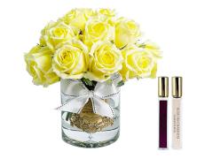 Ароматизированный букет Cote Noire Grand Rose Bud Bouquet Yellow в интернет-магазине Posteleon