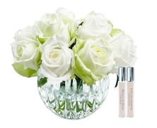 Ароматизированный букет Cote Noire Rose Bud Bouquet Green&White - основновное изображение