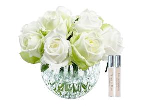 Ароматизированный букет Cote Noire Rose Bud Bouquet Green&White - основновное изображение