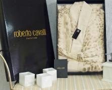 Халат сатиновый унисекс Roberto Cavalli Jaguar кимоно - фото 3