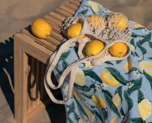 Салфетка шенилловая Feiler Lemons And Leaves 25х25 - фото 6