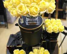 Ароматизированный букет Cote Noire Grand Rose Bud Bouquet Yellow - фото 4